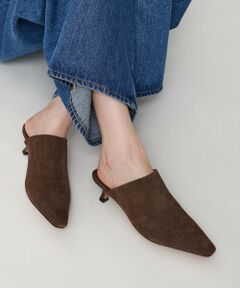 BEAUTY&YOUTH UNITED ARROWS / ビューティー&ユース ユナイテッドアローズ サンダル | レザーライク ポインテッド ミュール