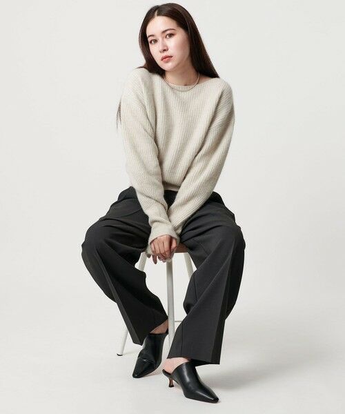 BEAUTY&YOUTH UNITED ARROWS / ビューティー&ユース ユナイテッドアローズ サンダル | レザーライク ポインテッド ミュール | 詳細2