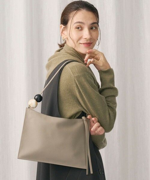 BEAUTY&YOUTH UNITED ARROWS / ビューティー&ユース ユナイテッドアローズ ショルダーバッグ | ＜WUHAUS＞レザー スクエア ボール ショルダーバッグ | 詳細11