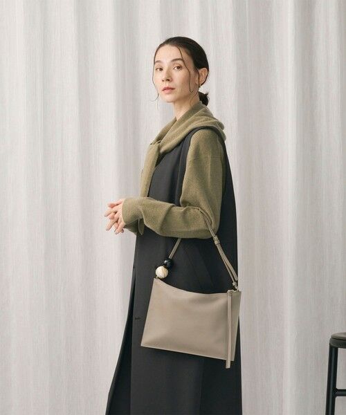 BEAUTY&YOUTH UNITED ARROWS / ビューティー&ユース ユナイテッドアローズ ショルダーバッグ | ＜WUHAUS＞レザー スクエア ボール ショルダーバッグ | 詳細13