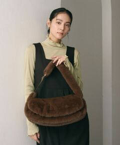 BEAUTY&YOUTH UNITED ARROWS / ビューティー&ユース ユナイテッドアローズ ショルダーバッグ | 【別注】＜NOMADIS＞LUCK フェイクファー ショルダーバッグ