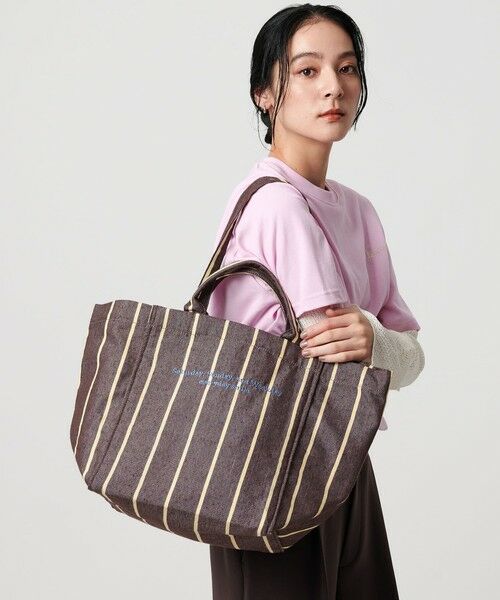 BEAUTY&YOUTH UNITED ARROWS / ビューティー&ユース ユナイテッドアローズ トートバッグ | 【別注】＜beej＞ストライプ トートバッグ -2WAY- | 詳細1