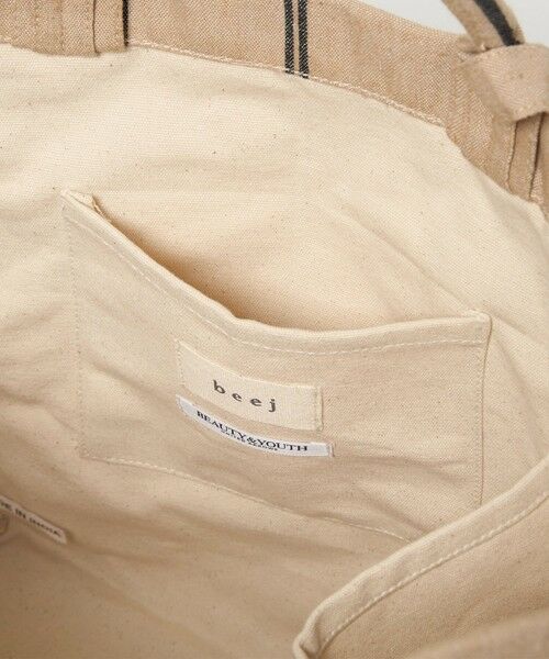 BEAUTY&YOUTH UNITED ARROWS / ビューティー&ユース ユナイテッドアローズ トートバッグ | 【別注】＜beej＞ストライプ トートバッグ -2WAY- | 詳細23