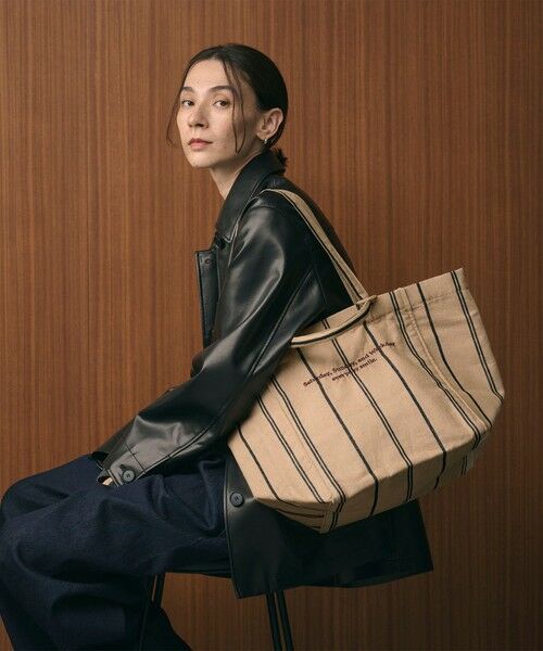 セール】 【別注】＜beej＞ストライプ トートバッグ -2WAY- （トート
