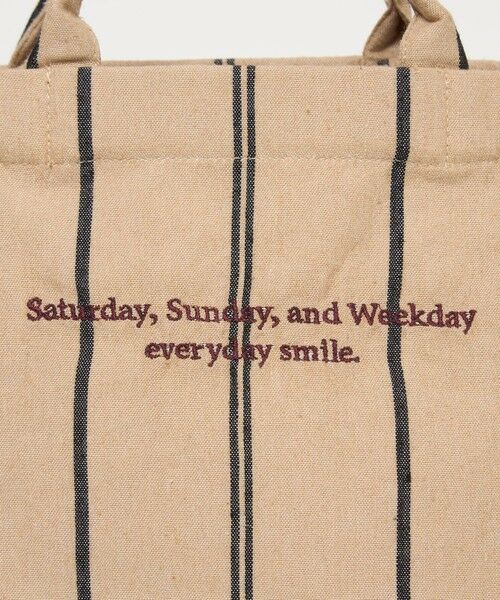 BEAUTY&YOUTH UNITED ARROWS / ビューティー&ユース ユナイテッドアローズ トートバッグ | 【別注】＜beej＞ストライプ トートバッグ -2WAY- | 詳細26