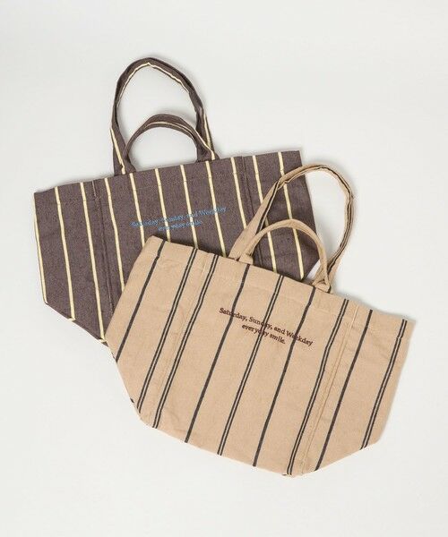 BEAUTY&YOUTH UNITED ARROWS / ビューティー&ユース ユナイテッドアローズ トートバッグ | 【別注】＜beej＞ストライプ トートバッグ -2WAY- | 詳細28