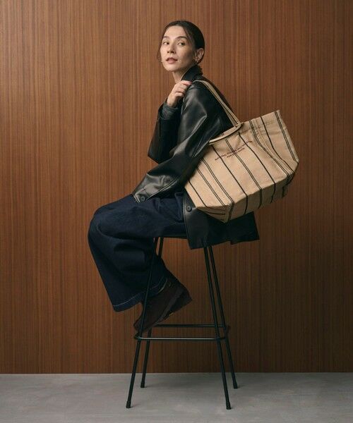 BEAUTY&YOUTH UNITED ARROWS / ビューティー&ユース ユナイテッドアローズ トートバッグ | 【別注】＜beej＞ストライプ トートバッグ -2WAY- | 詳細13