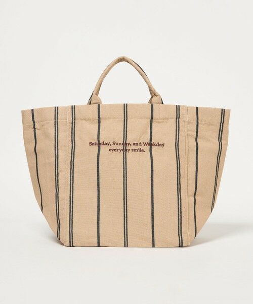 BEAUTY&YOUTH UNITED ARROWS / ビューティー&ユース ユナイテッドアローズ トートバッグ | 【別注】＜beej＞ストライプ トートバッグ -2WAY- | 詳細14