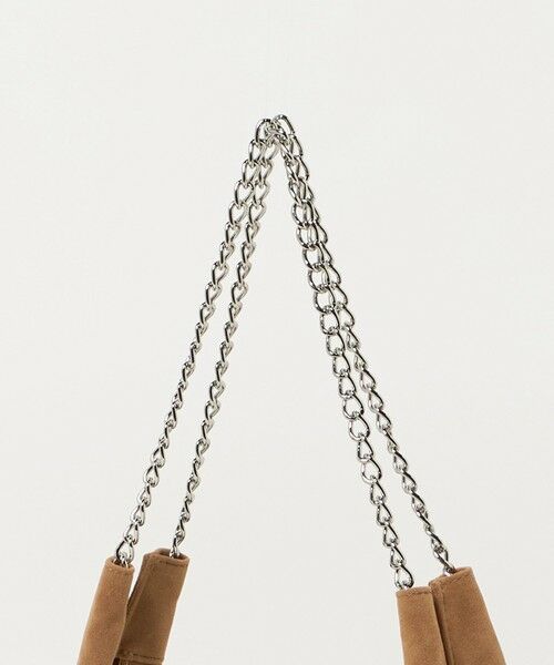 BEAUTY&YOUTH UNITED ARROWS / ビューティー&ユース ユナイテッドアローズ ショルダーバッグ | スエードライク チェーン ショルダーバッグ | 詳細5