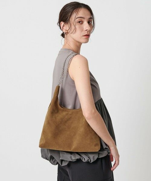 BEAUTY&YOUTH UNITED ARROWS / ビューティー&ユース ユナイテッドアローズ ショルダーバッグ | スエードライク チェーン ショルダーバッグ | 詳細1