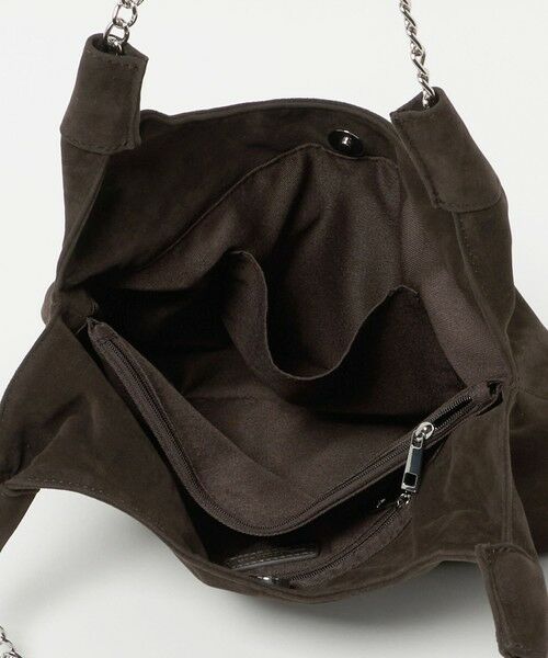 BEAUTY&YOUTH UNITED ARROWS / ビューティー&ユース ユナイテッドアローズ ショルダーバッグ | スエードライク チェーン ショルダーバッグ | 詳細19