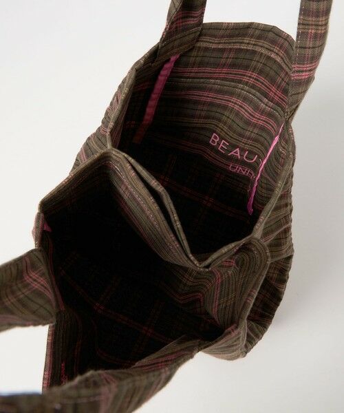 BEAUTY&YOUTH UNITED ARROWS / ビューティー&ユース ユナイテッドアローズ トートバッグ | チェック パッカブル トートバッグ | 詳細8