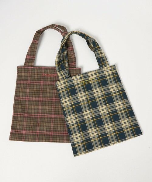 BEAUTY&YOUTH UNITED ARROWS / ビューティー&ユース ユナイテッドアローズ トートバッグ | チェック パッカブル トートバッグ | 詳細13