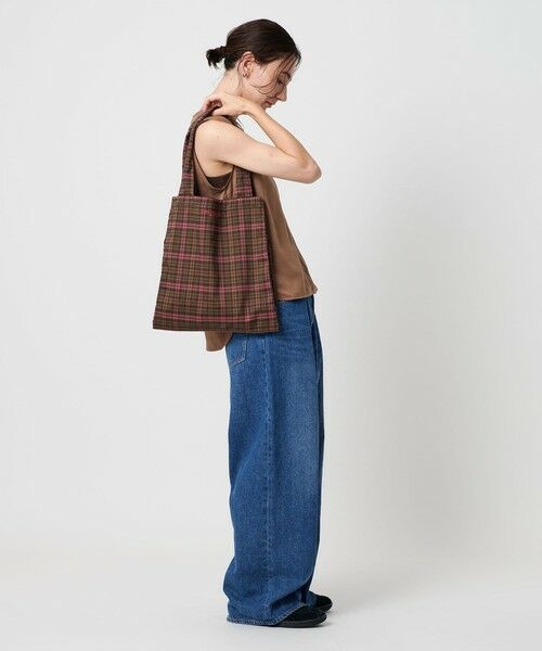 BEAUTY&YOUTH UNITED ARROWS / ビューティー&ユース ユナイテッドアローズ トートバッグ | チェック パッカブル トートバッグ | 詳細1