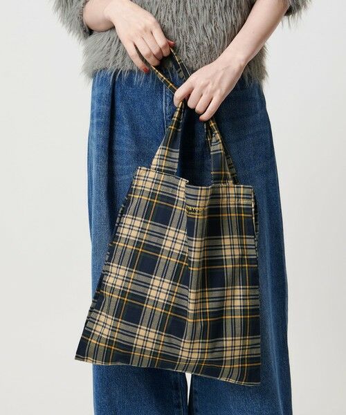 BEAUTY&YOUTH UNITED ARROWS / ビューティー&ユース ユナイテッドアローズ トートバッグ | チェック パッカブル トートバッグ | 詳細15