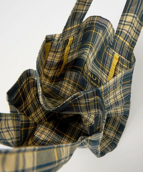 BEAUTY&YOUTH UNITED ARROWS / ビューティー&ユース ユナイテッドアローズ トートバッグ | チェック パッカブル トートバッグ | 詳細20