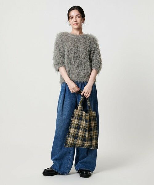 BEAUTY&YOUTH UNITED ARROWS / ビューティー&ユース ユナイテッドアローズ トートバッグ | チェック パッカブル トートバッグ | 詳細16