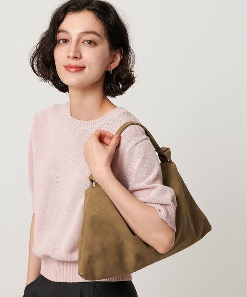 BEAUTY&YOUTH UNITED ARROWS / ビューティー&ユース ユナイテッドアローズ ショルダーバッグ | スエードライク スクエア ショルダーバッグ | 詳細1