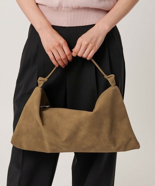 BEAUTY & YOUTH UNITED ARROWS/ビューティー&ユース ユナイテッドアローズ スエードライク スクエア ショルダーバッグ MD. BROWN FREE BEAUTY & YOUTH UNITED ARROWS/ビューティー&ユース ユナイテッドアローズ スエードライク スクエア ショルダーバッグ MD. BROWN FREE