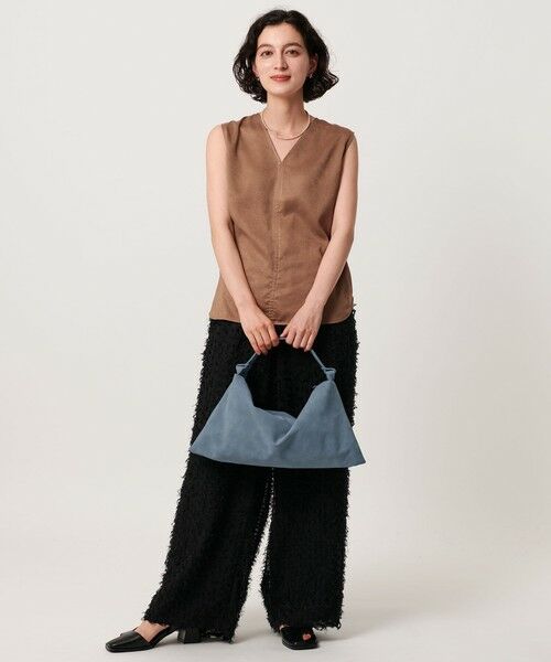 BEAUTY&YOUTH UNITED ARROWS / ビューティー&ユース ユナイテッドアローズ ショルダーバッグ | スエードライク スクエア ショルダーバッグ | 詳細9