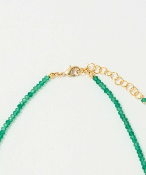 BEAUTY&YOUTH UNITED ARROWS / ビューティー&ユース ユナイテッドアローズ ネックレス・ペンダント・チョーカー | ＜Causerie＞ストーン カット ショートネックレス | 詳細4