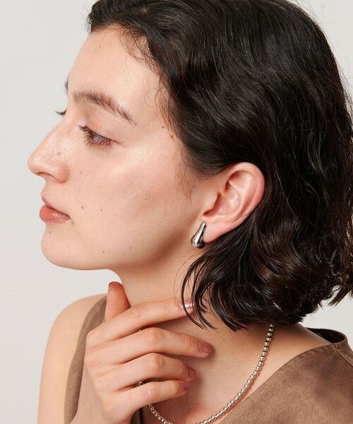 BEAUTY&YOUTH UNITED ARROWS / ビューティー&ユース ユナイテッドアローズ ピアス・イヤリング | メタル イビツ ドロップ イヤリング | 詳細6