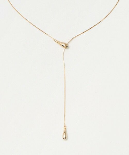 BEAUTY&YOUTH UNITED ARROWS / ビューティー&ユース ユナイテッドアローズ ネックレス・ペンダント・チョーカー | メタルドロップ スライダーネックレス | 詳細1