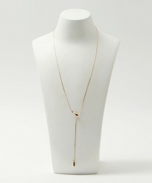 BEAUTY&YOUTH UNITED ARROWS / ビューティー&ユース ユナイテッドアローズ ネックレス・ペンダント・チョーカー | メタルドロップ スライダーネックレス | 詳細4