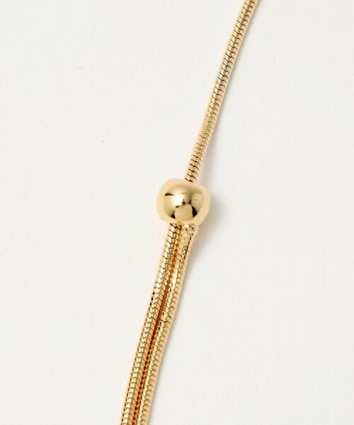 BEAUTY&YOUTH UNITED ARROWS / ビューティー&ユース ユナイテッドアローズ ネックレス・ペンダント・チョーカー | メタルボール スライダーネックレス | 詳細4