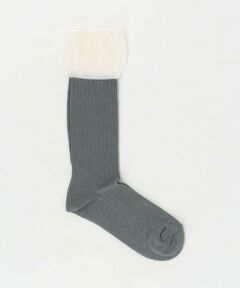 BEAUTY&YOUTH UNITED ARROWS / ビューティー&ユース ユナイテッドアローズ ソックス | ＜MES CHAUSSETTES＞レイヤードライク リブソックス