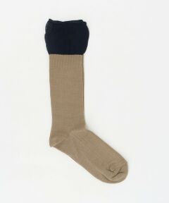 BEAUTY&YOUTH UNITED ARROWS / ビューティー&ユース ユナイテッドアローズ ソックス | ＜MES CHAUSSETTES＞レイヤードライク リブソックス
