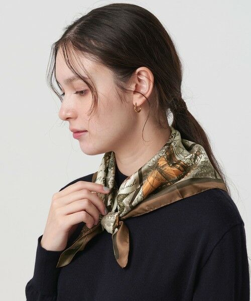 BEAUTY&YOUTH UNITED ARROWS / ビューティー&ユース ユナイテッドアローズ バンダナ・スカーフ | ＜AULENTTI＞ヴィンテージ プリント スカーフ | 詳細2