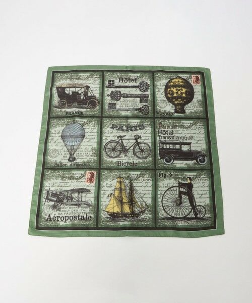 BEAUTY&YOUTH UNITED ARROWS / ビューティー&ユース ユナイテッドアローズ バンダナ・スカーフ | ＜AULENTTI＞ヴィンテージ プリント スカーフ | 詳細7