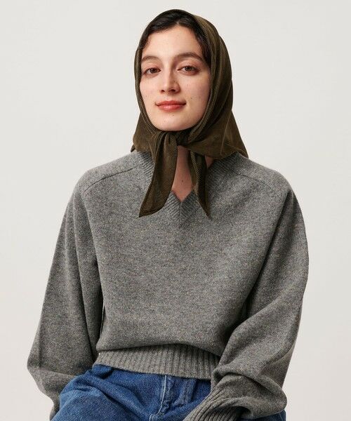 BEAUTY&YOUTH UNITED ARROWS / ビューティー&ユース ユナイテッドアローズ バンダナ・スカーフ | ＜La maison de Lyllis＞SANKAKU スカーフ | 詳細6