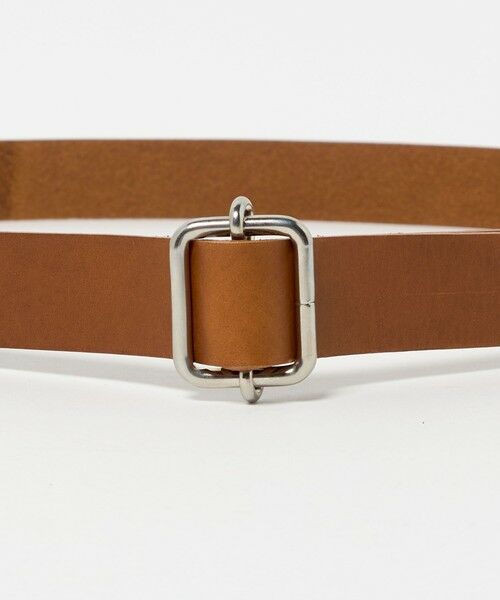 BEAUTY&YOUTH UNITED ARROWS / ビューティー&ユース ユナイテッドアローズ ベルト・サスペンダー | ＜ART BROWN＞レザー スクエアバックル ベルト | 詳細6