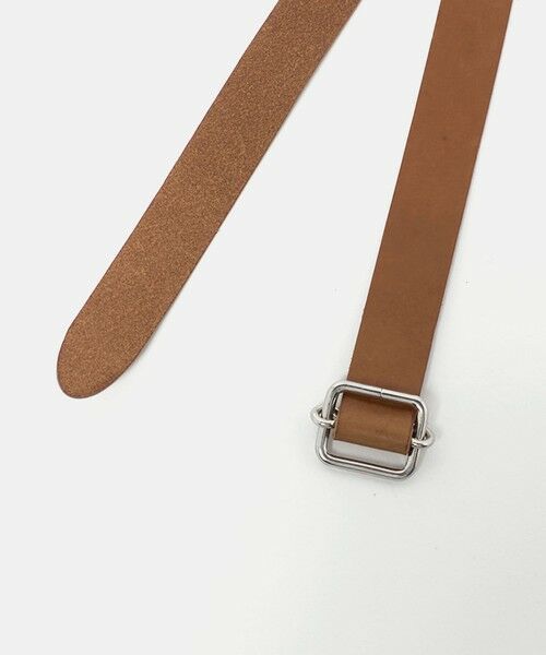BEAUTY&YOUTH UNITED ARROWS / ビューティー&ユース ユナイテッドアローズ ベルト・サスペンダー | ＜ART BROWN＞レザー スクエアバックル ベルト | 詳細7