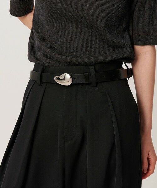 BEAUTY&YOUTH UNITED ARROWS / ビューティー&ユース ユナイテッドアローズ ベルト・サスペンダー | ＜LE VERNIS＞Poire レザーベルト | 詳細1