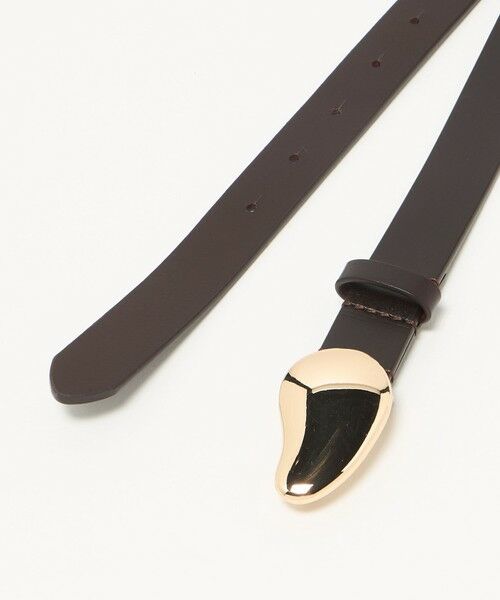 BEAUTY&YOUTH UNITED ARROWS / ビューティー&ユース ユナイテッドアローズ ベルト・サスペンダー | ＜LE VERNIS＞Poire レザーベルト | 詳細7