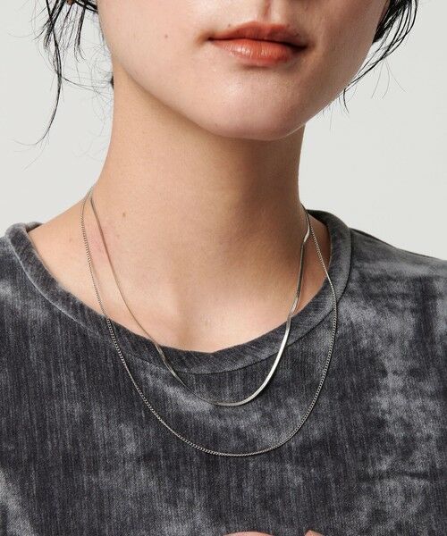 BEAUTY&YOUTH UNITED ARROWS / ビューティー&ユース ユナイテッドアローズ ネックレス・ペンダント・チョーカー | ＜by Preek＞スネークチェーン ネックレス-3WAY- | 詳細7