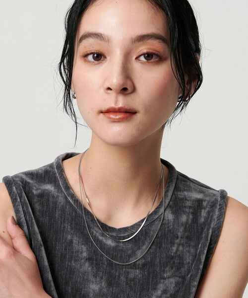 BEAUTY&YOUTH UNITED ARROWS / ビューティー&ユース ユナイテッドアローズ ネックレス・ペンダント・チョーカー | ＜by Preek＞スネークチェーン ネックレス-3WAY- | 詳細8