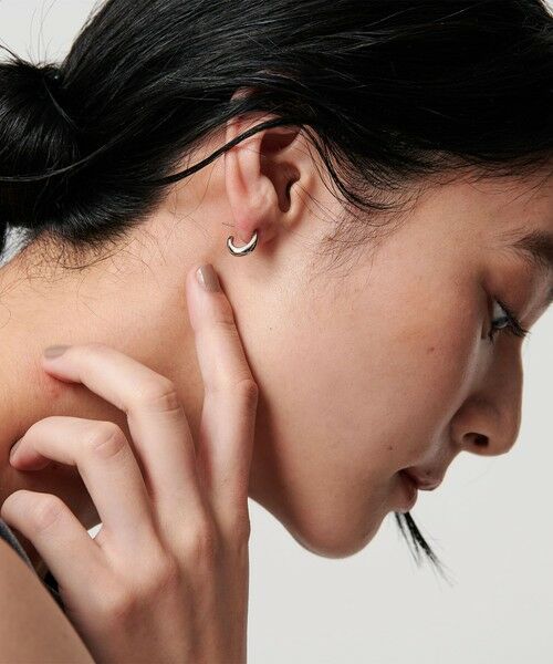 BEAUTY&YOUTH UNITED ARROWS / ビューティー&ユース ユナイテッドアローズ ピアス・イヤリング | ＜by Preek＞タイニー フープ ピアス | 詳細3