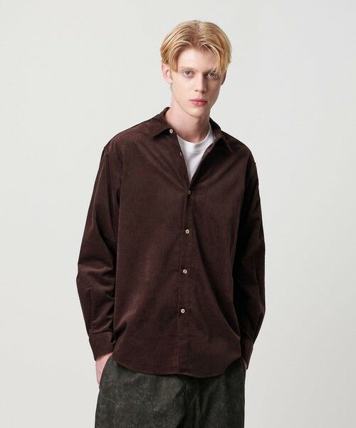 BEAUTY&YOUTH UNITED ARROWS / ビューティー&ユース ユナイテッドアローズ シャツ・ブラウス | ベルベティーン レギュラーシャツ FORM型 | 詳細1