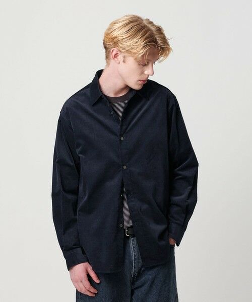 BEAUTY&YOUTH UNITED ARROWS / ビューティー&ユース ユナイテッドアローズ シャツ・ブラウス | ベルベティーン レギュラーシャツ FORM型 | 詳細9