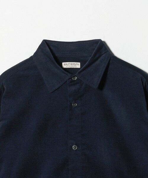 BEAUTY&YOUTH UNITED ARROWS / ビューティー&ユース ユナイテッドアローズ シャツ・ブラウス | ベルベティーン レギュラーシャツ FORM型 | 詳細18