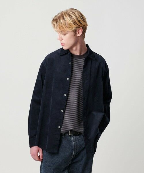 BEAUTY&YOUTH UNITED ARROWS / ビューティー&ユース ユナイテッドアローズ シャツ・ブラウス | ベルベティーン レギュラーシャツ FORM型 | 詳細11