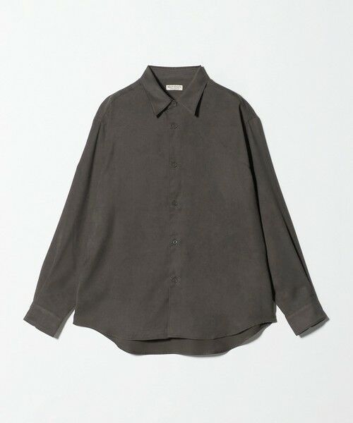 BEAUTY&YOUTH UNITED ARROWS / ビューティー&ユース ユナイテッドアローズ シャツ・ブラウス | スエード タッチ レギュラー シャツ FORM型 | 詳細7