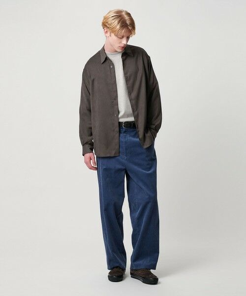 BEAUTY&YOUTH UNITED ARROWS / ビューティー&ユース ユナイテッドアローズ シャツ・ブラウス | スエード タッチ レギュラー シャツ FORM型 | 詳細2