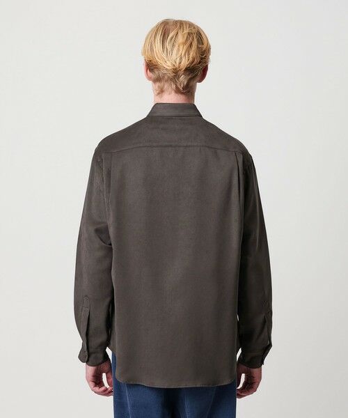 BEAUTY&YOUTH UNITED ARROWS / ビューティー&ユース ユナイテッドアローズ シャツ・ブラウス | スエード タッチ レギュラー シャツ FORM型 | 詳細6