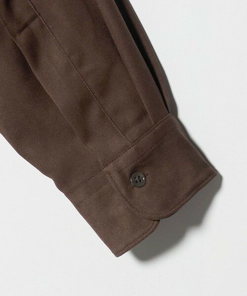 BEAUTY&YOUTH UNITED ARROWS / ビューティー&ユース ユナイテッドアローズ シャツ・ブラウス | スエード タッチ レギュラー シャツ FORM型 | 詳細16
