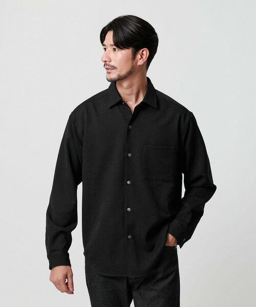 BEAUTY&YOUTH UNITED ARROWS / ビューティー&ユース ユナイテッドアローズ シャツ・ブラウス | 【WEB限定 WARDROBE SMART】ウールライク シャツ | 詳細4